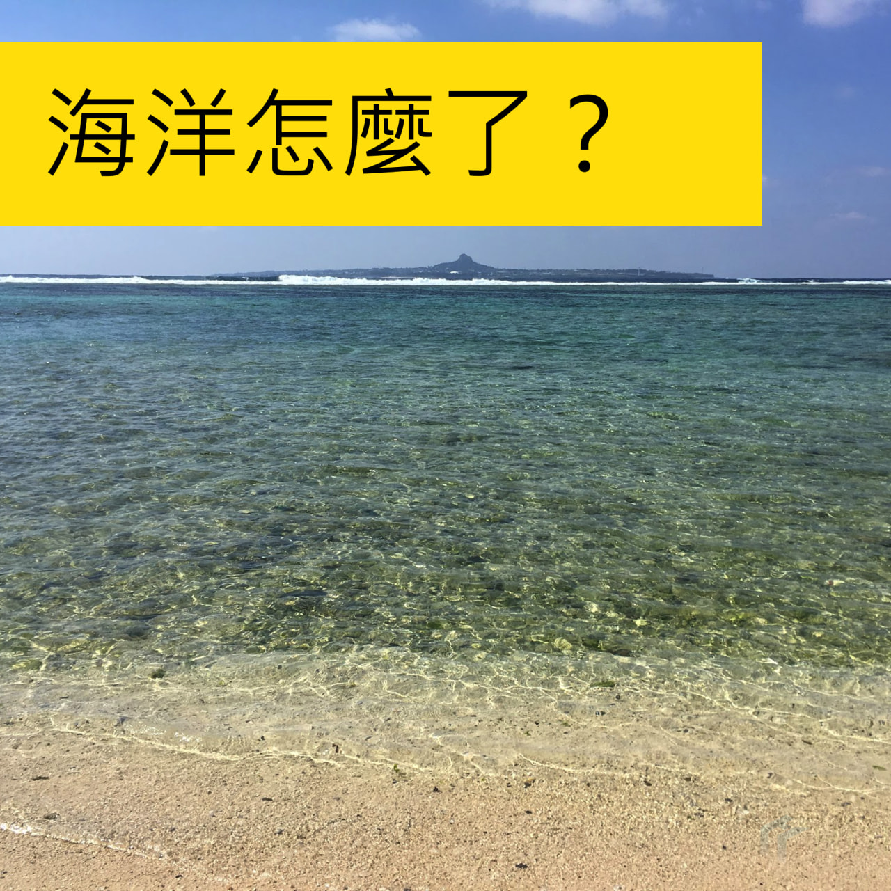 海洋怎麼了?講座主題圖片,海岸與海面
